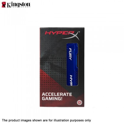 Kingston HyperX Fury 4GB 1866MHz DDR3 DIMM - Blue